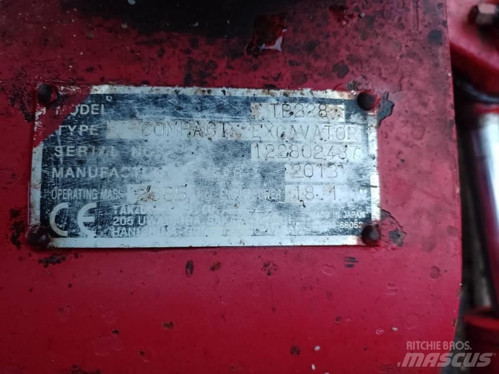 Takeuchi TB228 Εκσκαφάκι (διαβολάκι) < 7t