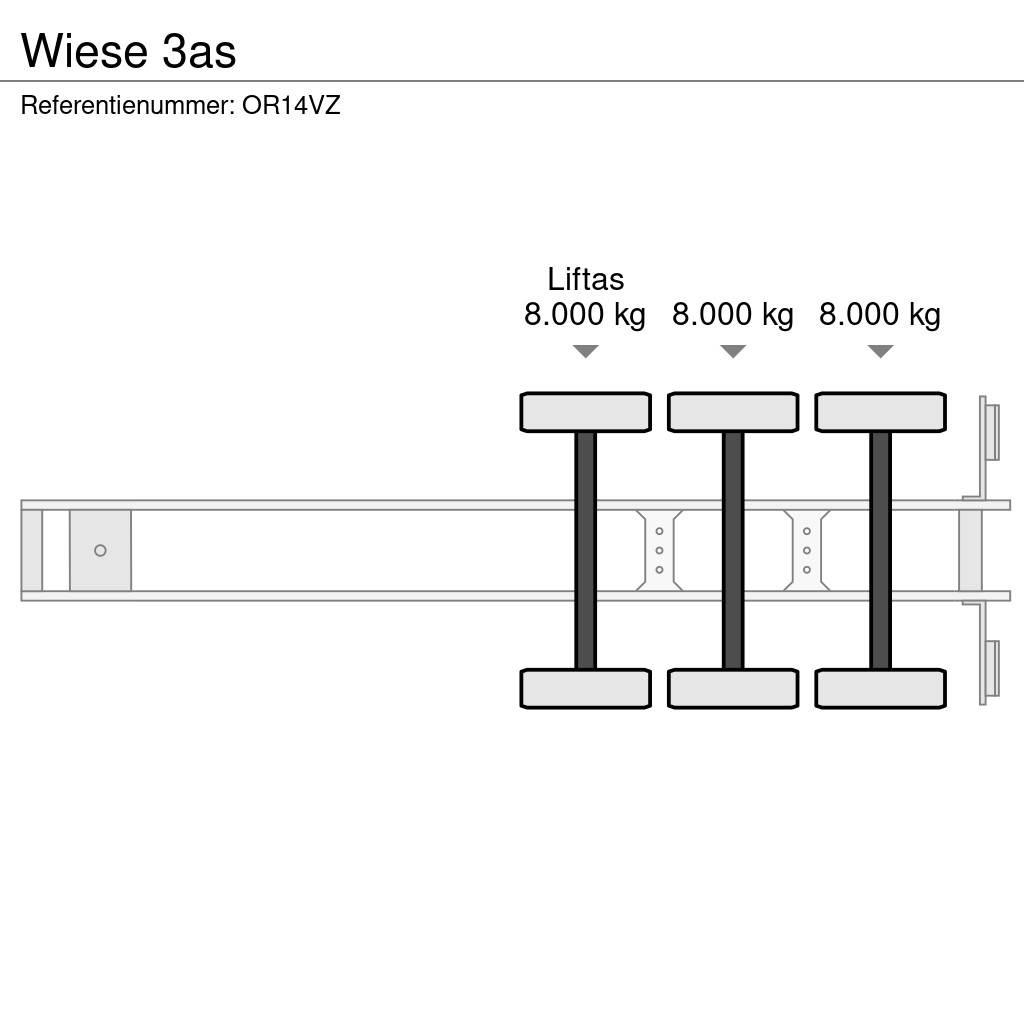 Wiese 3as Επίπεδες/πλευρικώς ανοιγόμενες ημιρυμούλκες