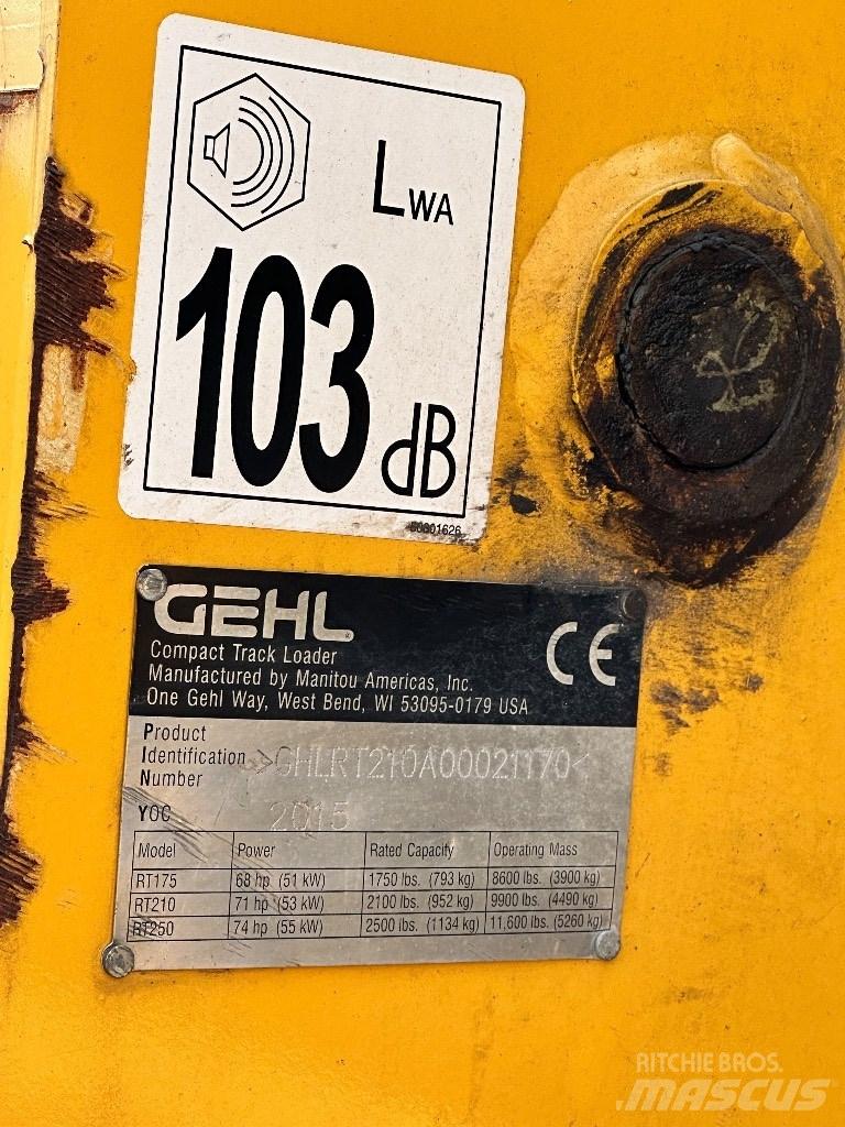Gehl RT 210 Φορτωτάκια
