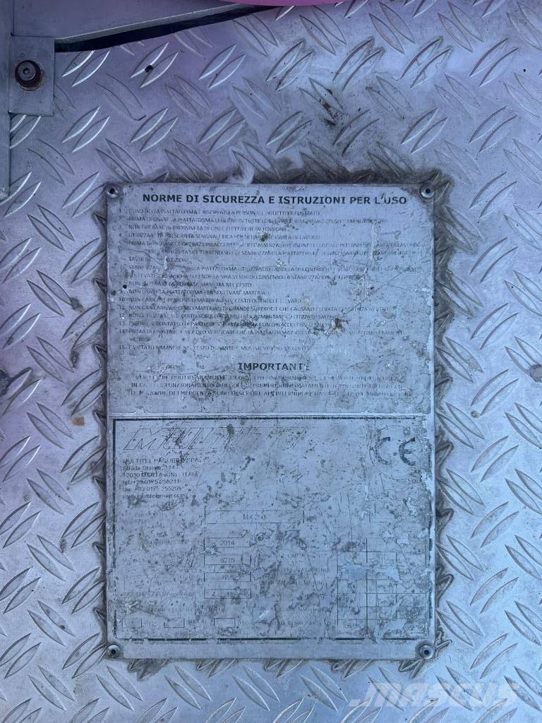 Multitel MX 250 Εναέριες πλατφόρμες τοποθετημένες σε φορτηγό