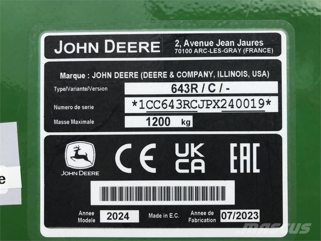 John Deere 6R 110 Τρακτέρ