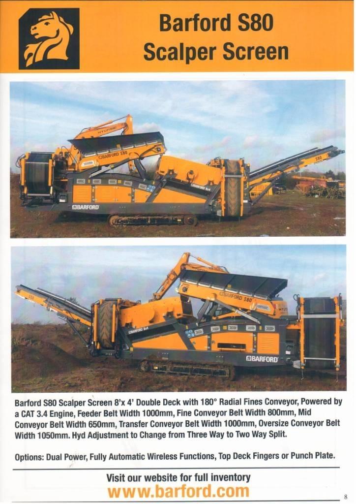 Barford S80 Μηχανές κοσκινίσματος