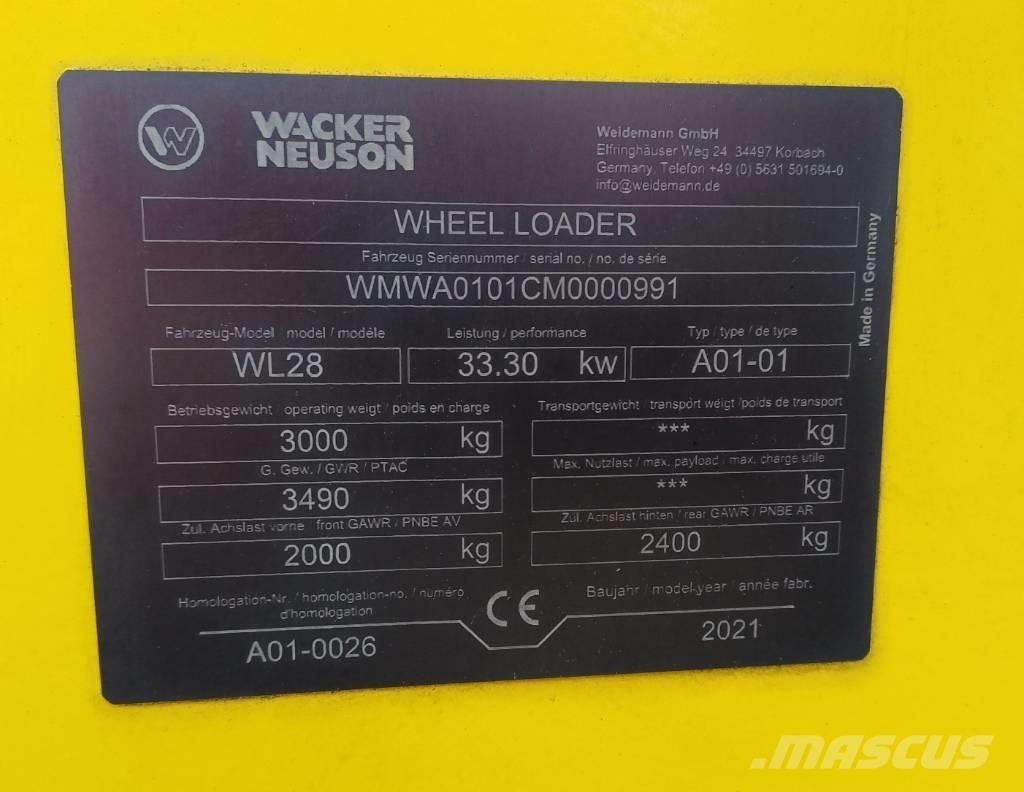 Wacker Neuson WL 28 Φορτωτές με λάστιχα (Τροχοφόροι)