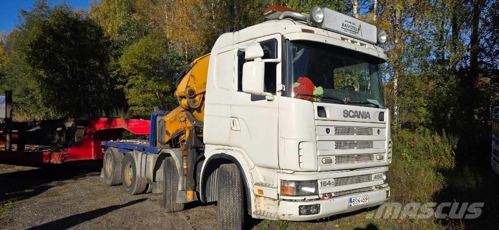 Scania R 144 G Φορτηγά με Γερανό