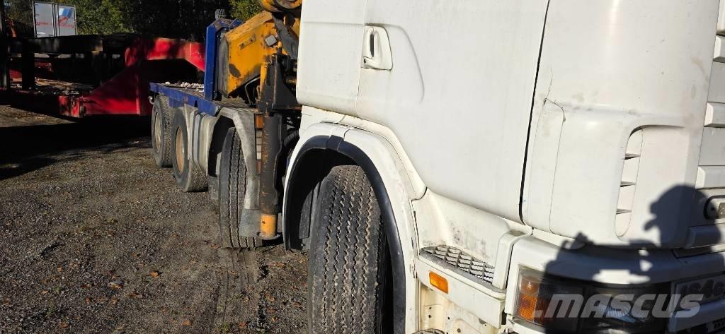 Scania R 144 G Φορτηγά με Γερανό