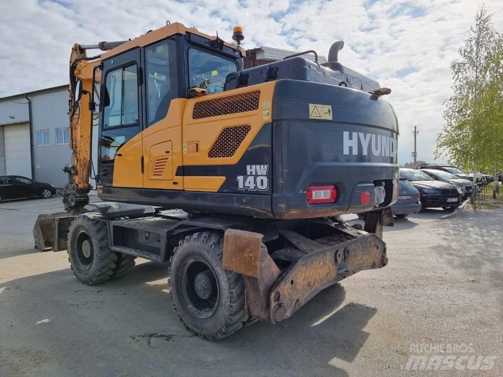 Hyundai HW 140 Εκσκαφείς με τροχούς - λάστιχα