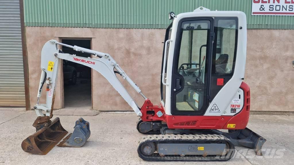 Takeuchi TB 216 A Εκσκαφάκι (διαβολάκι) < 7t