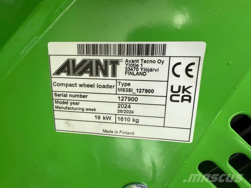 Avant 635 Φορτωτές πολλαπλών χρήσεων