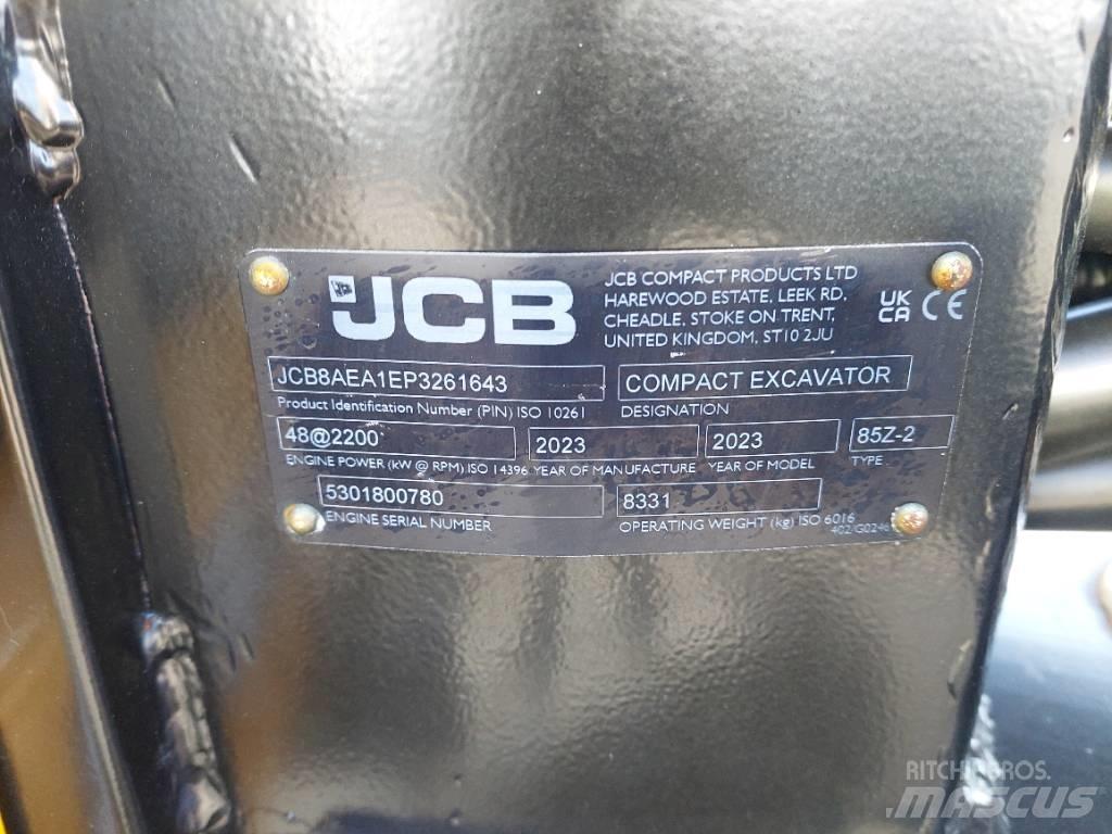 JCB 85 Z-2 Μίνι εκσκαφείς 7t - 12t