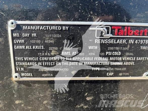 Talbert 4053TA Ημιρυμούλκες με χαμηλό δάπεδο