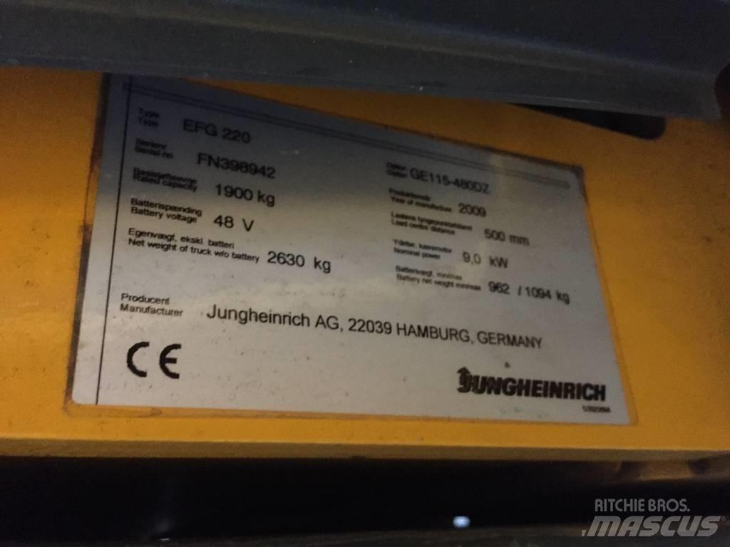 Jungheinrich EFG 220 Ηλεκτρικά περονοφόρα ανυψωτικά κλαρκ