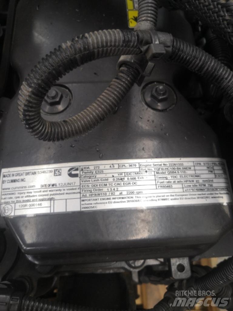 Cummins QSB4.5C-T4i Κατασκευές - Άλλα