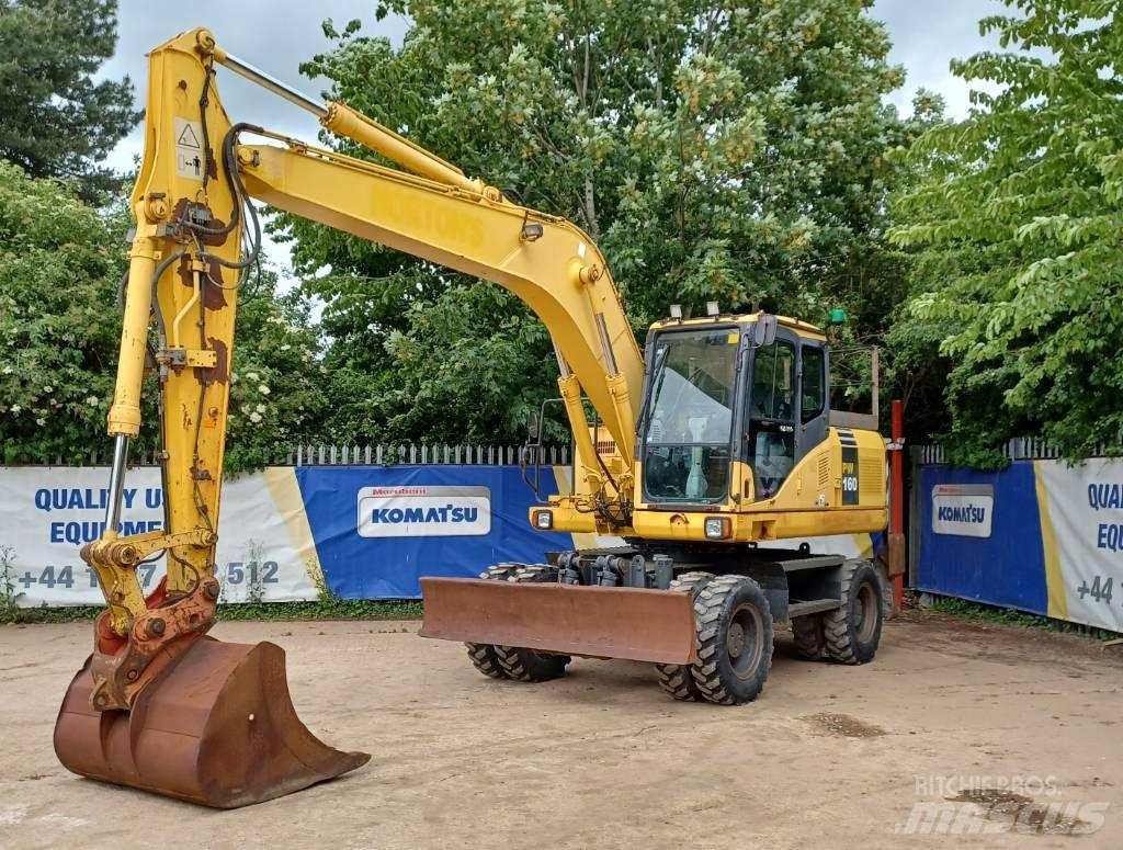 Komatsu PW 160-7 Εκσκαφείς με τροχούς - λάστιχα