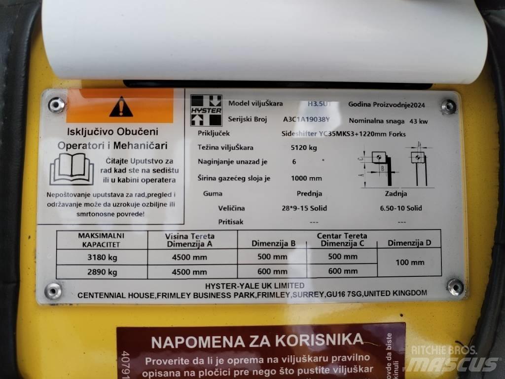 Hyster H 3.5UT Πετρελαιοκίνητα Κλαρκ