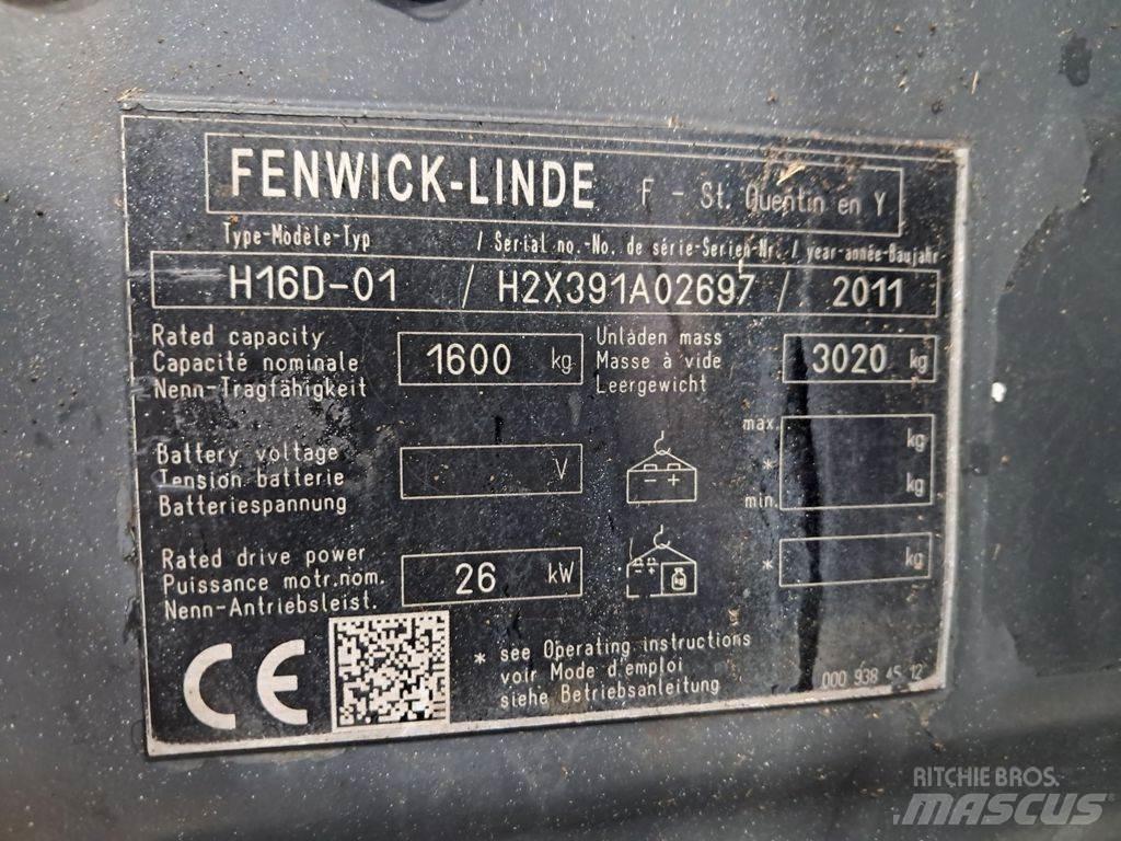 Linde H16D-01 Πετρελαιοκίνητα Κλαρκ