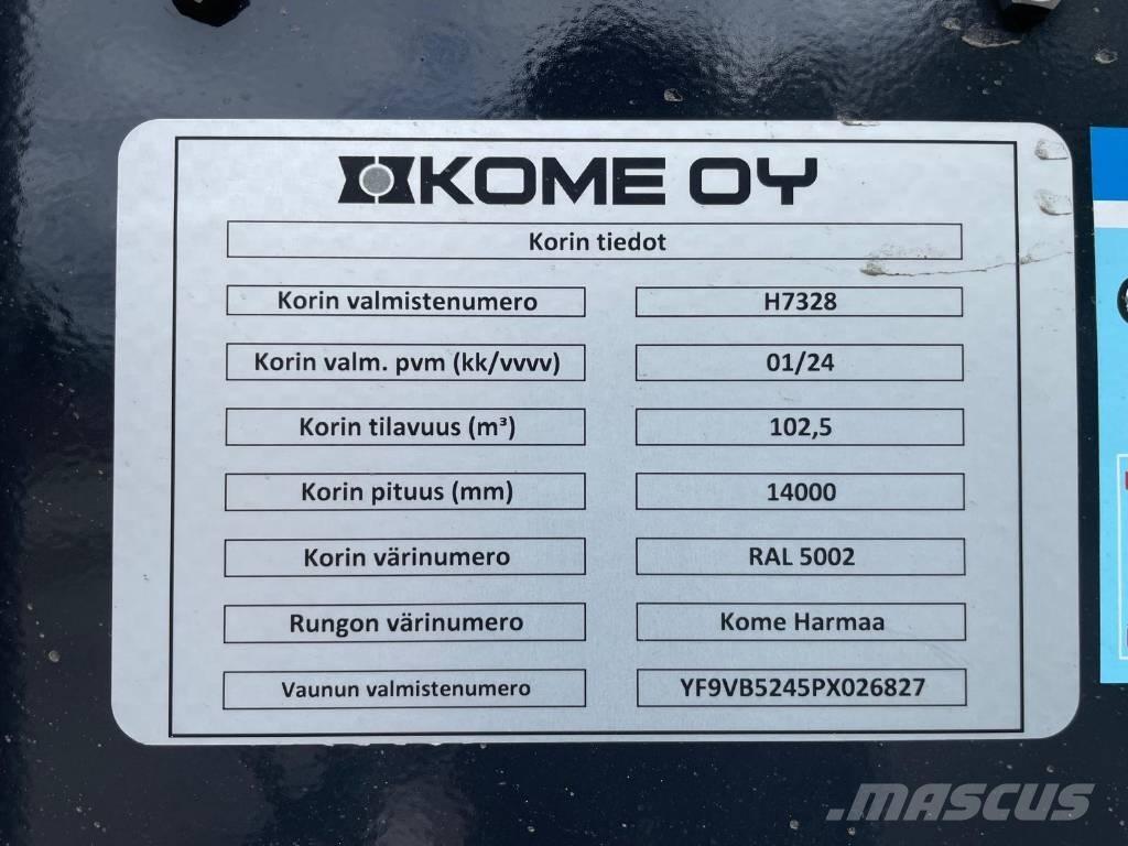 Kome BMPV-5i Ρυμούλκες θρυμματισμένης ξυλείας