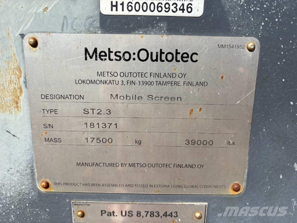 Metso ST2.3 Μηχανές κοσκινίσματος