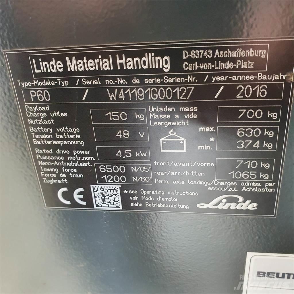 Linde P60 Φορτηγά ρυμούλκησης