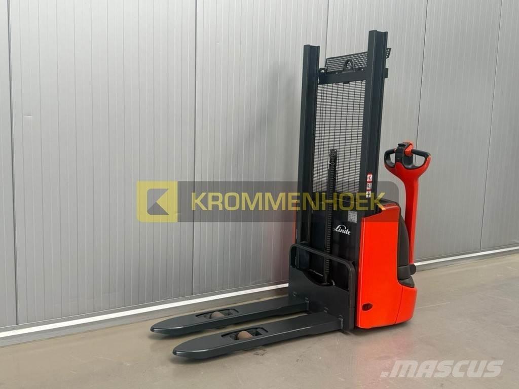 Linde L 10 Παλετοφόρα πεζού χειριστή με ιστό