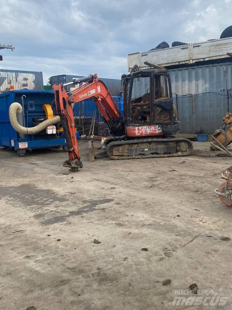 Kubota U 55-4 Μπούμες και κουτάλες
