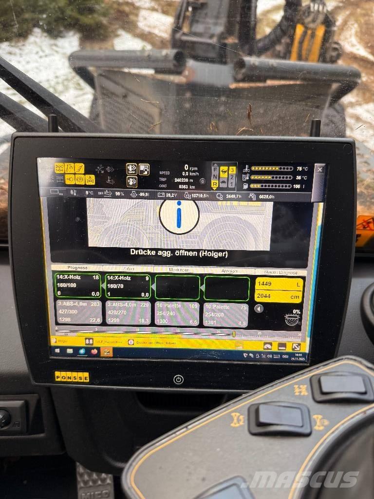 Ponsse Ergo 8W Θεριζοαλωνιστικές μηχανές