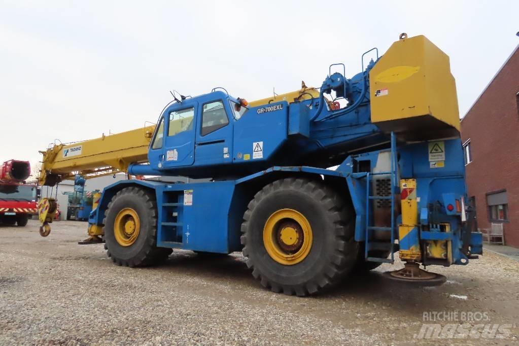 Tadano GR 700 EX Γερανοί ανώμαλου εδάφους