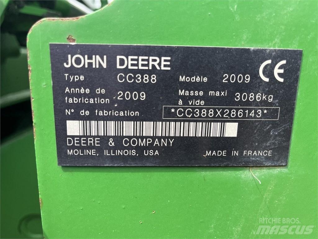 John Deere CC388, Χορτοκοπτικά-διαμορφωτές