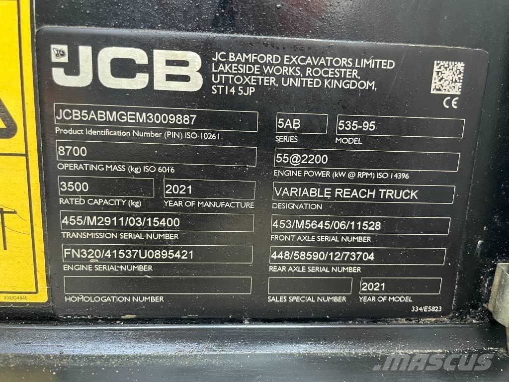 JCB 535-95 Τηλεσκοπικοί ανυψωτές