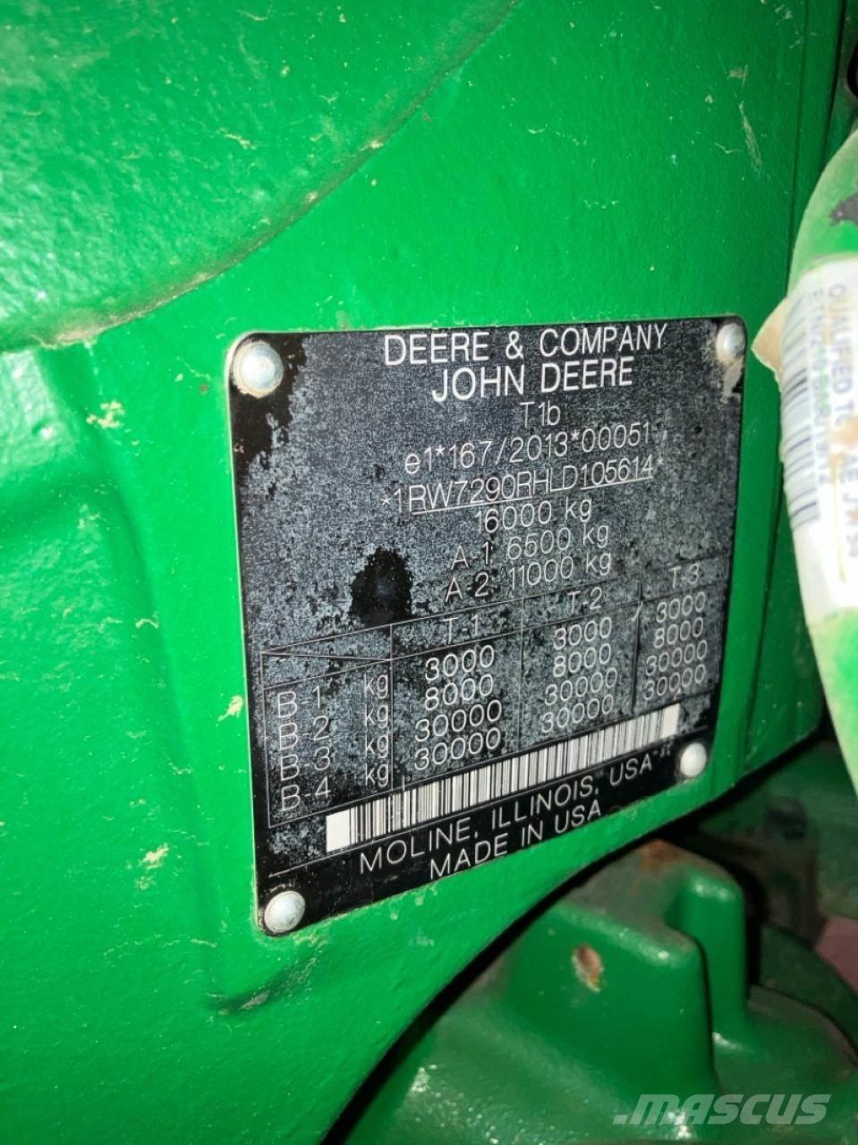 John Deere 7290R Τρακτέρ