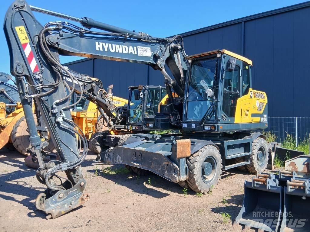 Hyundai HW 145 Εκσκαφείς με τροχούς - λάστιχα