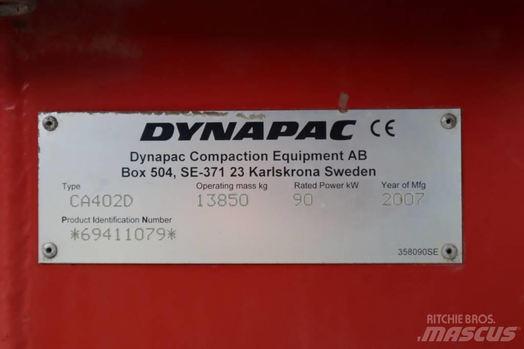 Dynapac CA402D Οδοστρωτήρες μονού κυλίνδρου