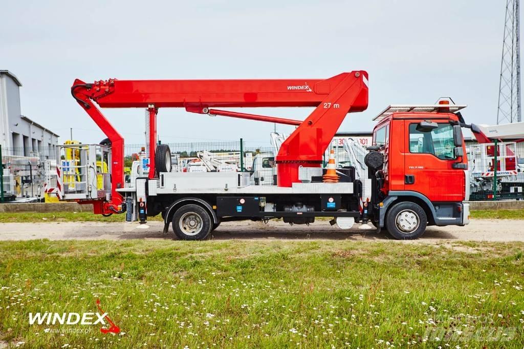 Wumag WT 270 Εναέριες πλατφόρμες τοποθετημένες σε φορτηγό