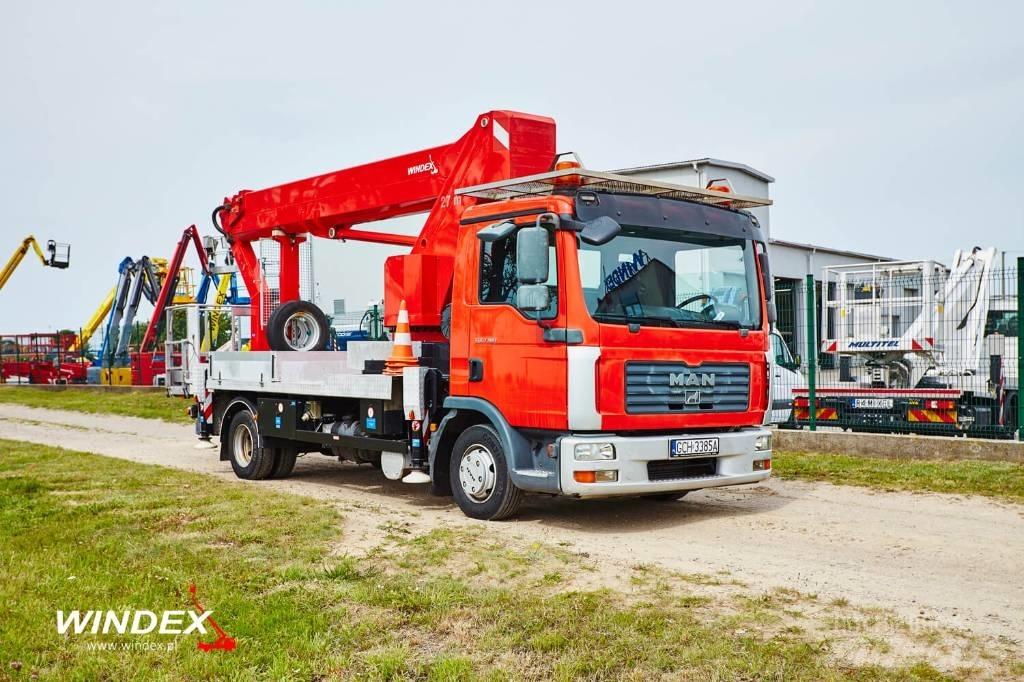 Wumag WT 270 Εναέριες πλατφόρμες τοποθετημένες σε φορτηγό