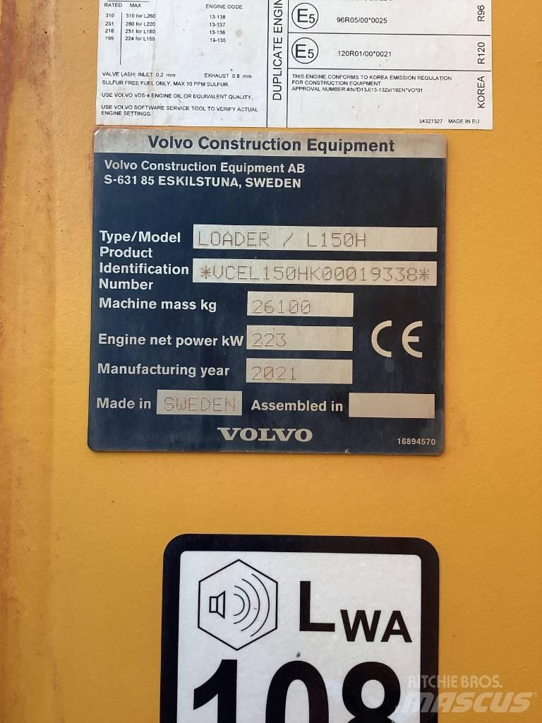 Volvo L 150 H Φορτωτές με λάστιχα (Τροχοφόροι)