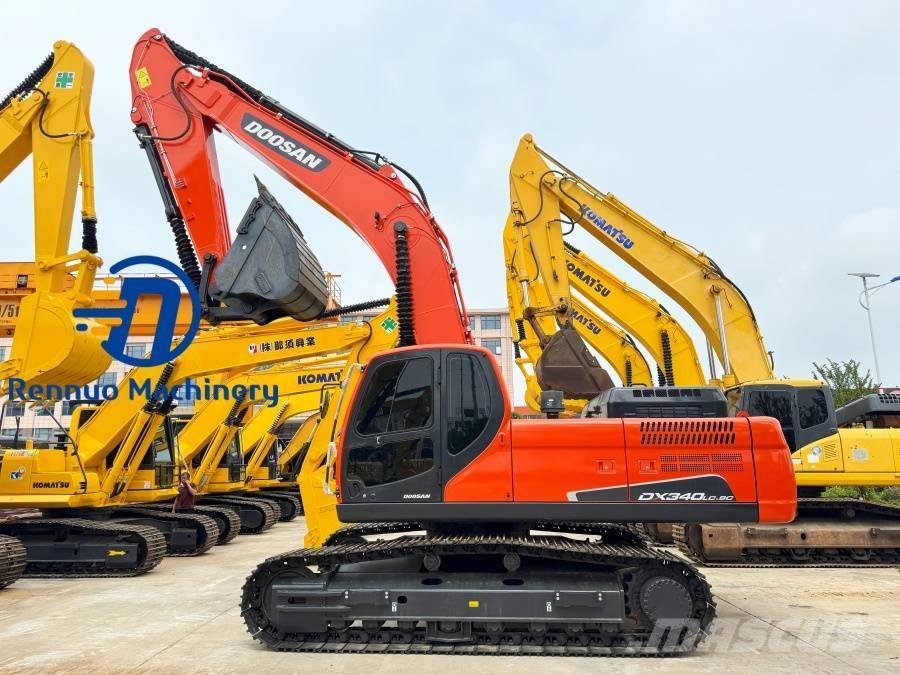 Doosan DX 340 Εκσκαφείς με ερπύστριες