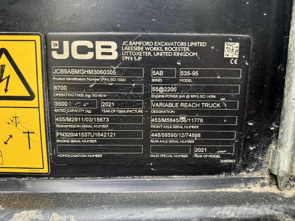 JCB 535-95 Τηλεσκοπικοί ανυψωτές