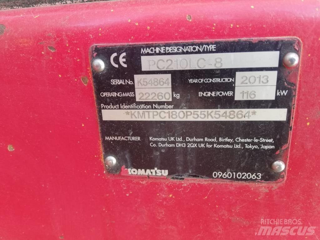 Komatsu PC 210-8 Εκσκαφείς με ερπύστριες