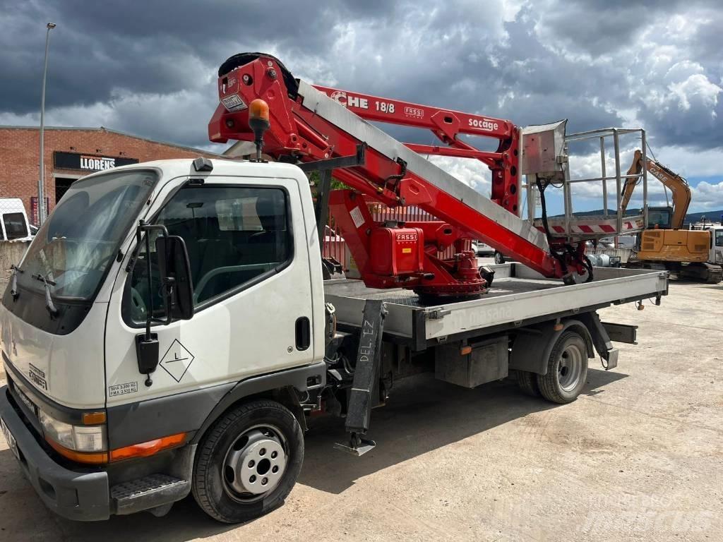 Mitsubishi Canter Φορτηγά ανατροπή με γάντζο