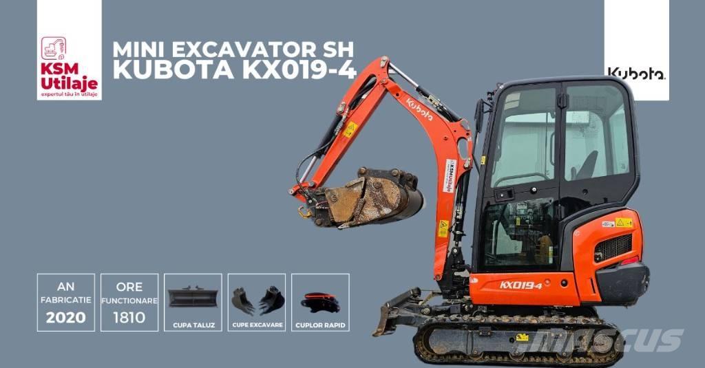 Kubota KX 019-4 Εκσκαφάκι (διαβολάκι) < 7t
