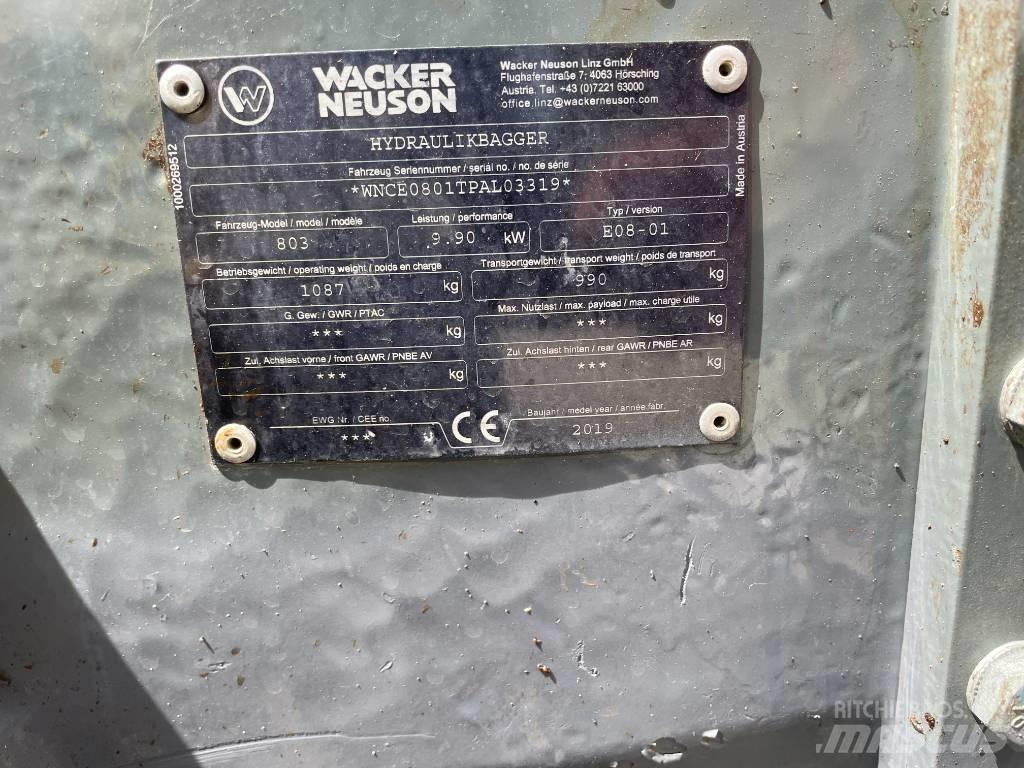 Wacker Neuson 803 Εκσκαφάκι (διαβολάκι) < 7t