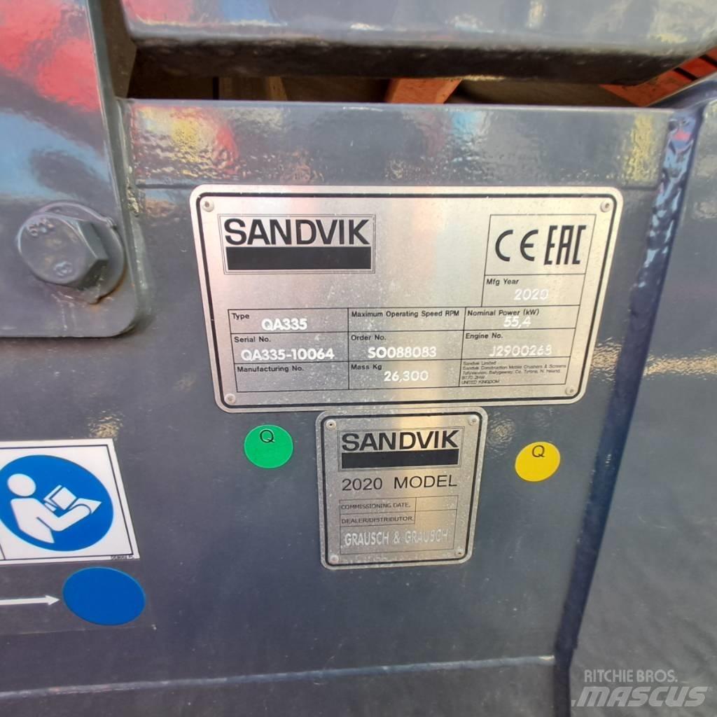 Sandvik QA 335 Μηχανές κοσκινίσματος