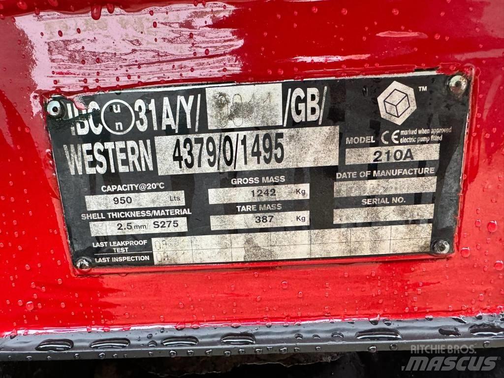 Western 950Litres Δεξαμενές καυσίμων και πρόσθετων