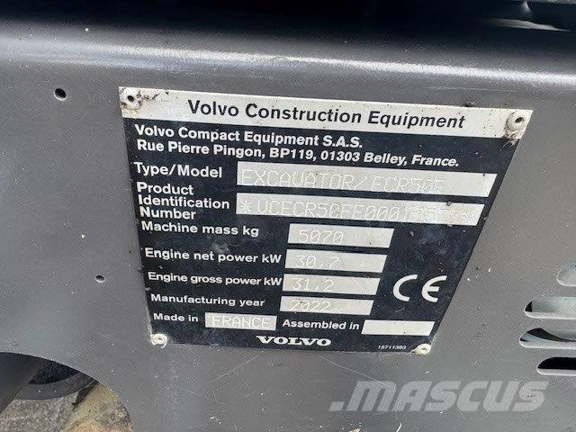 Volvo ECR50F Εκσκαφάκι (διαβολάκι) < 7t