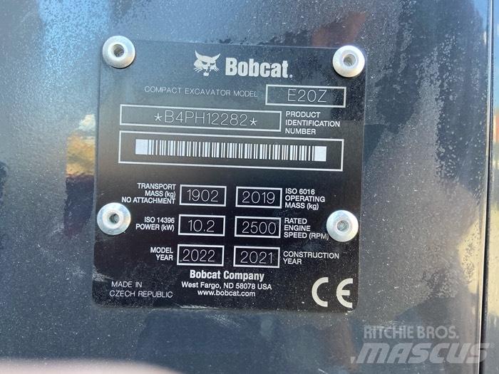Bobcat E20z Εκσκαφάκι (διαβολάκι) < 7t