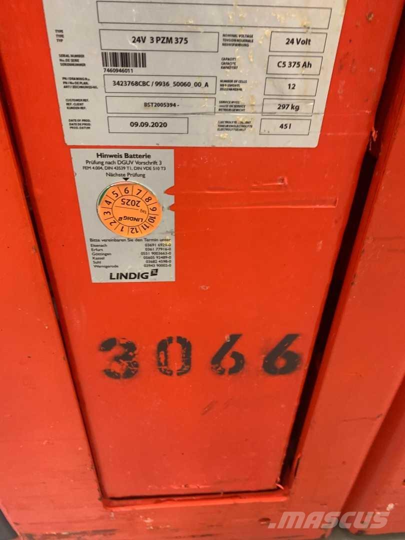 Linde L14 Παλετοφόρα πεζού χειριστή με ιστό