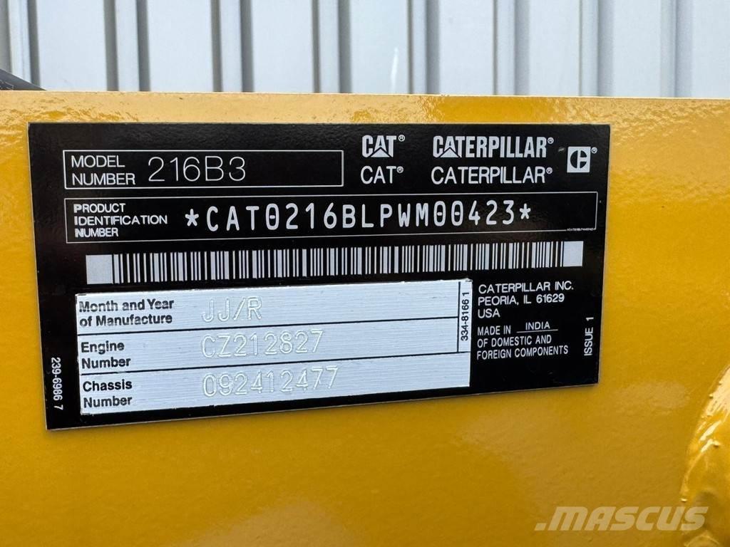 CAT 216B3 Φορτωτές με λάστιχα (Τροχοφόροι)