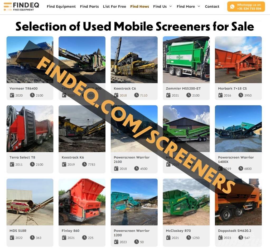 PowerScreen Div. Κινητές μηχανές κοσκινίσματος
