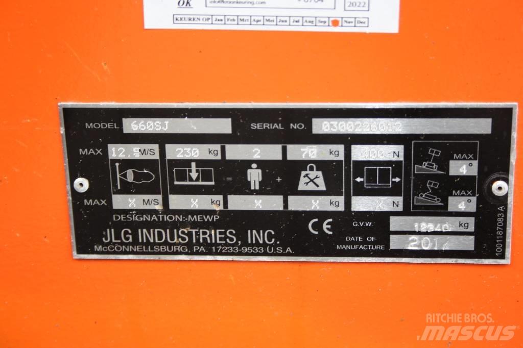 JLG 660 SJ Ανυψωτήρες με τηλεσκοπικό βραχίονα