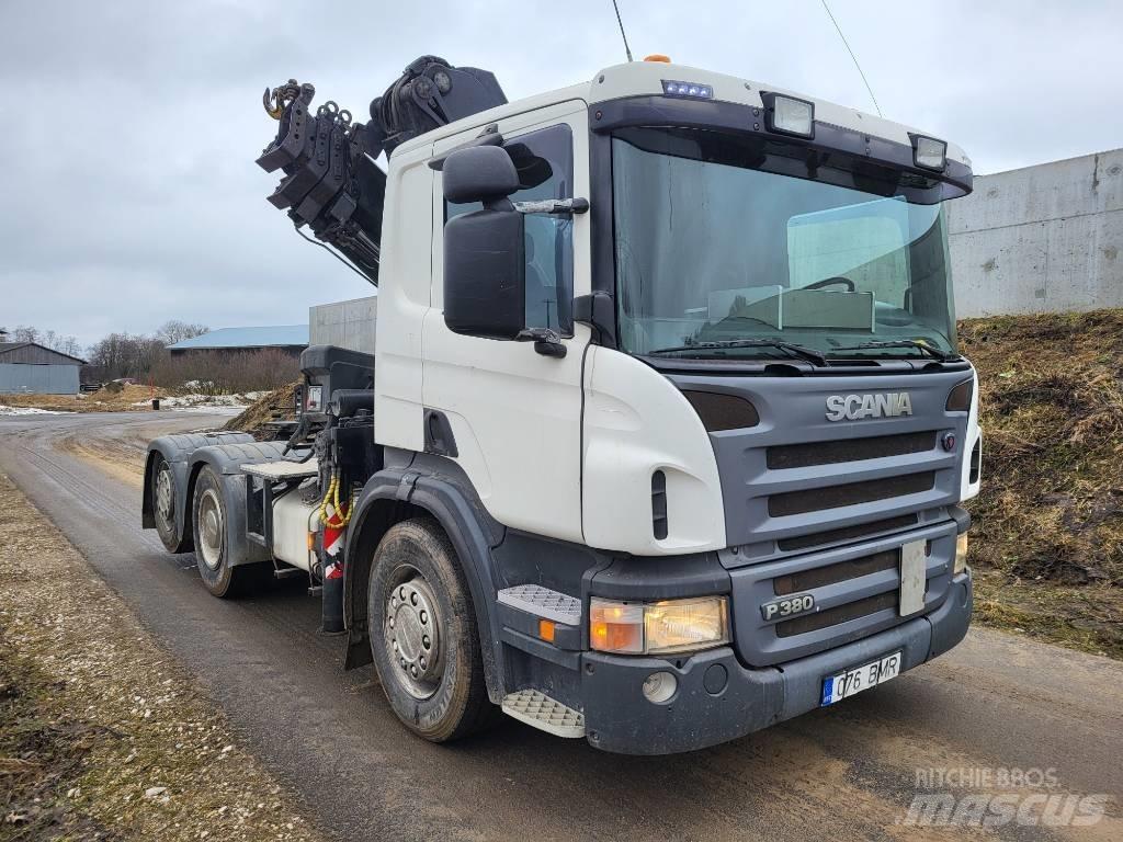 Scania P 380 Φορτηγά με Γερανό