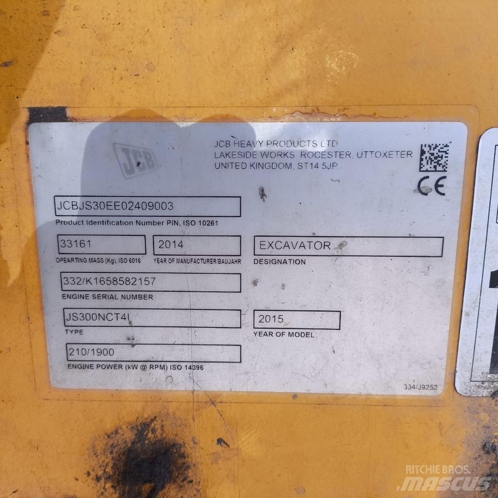 JCB JS300nc Εκσκαφείς με ερπύστριες